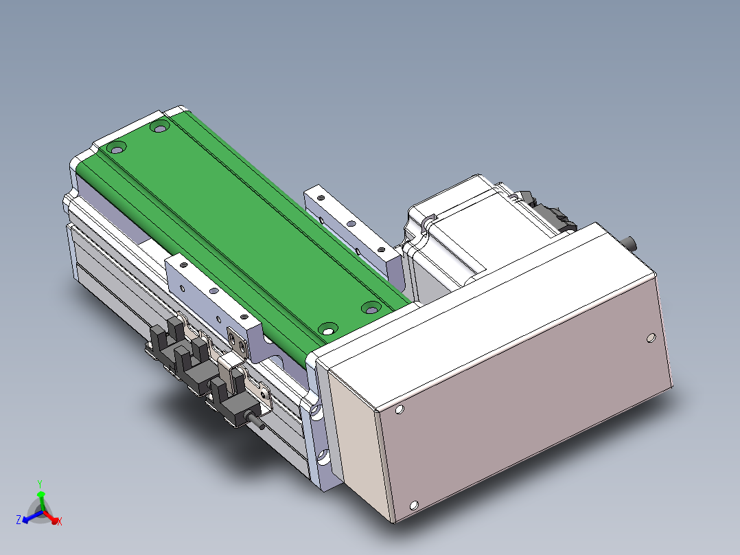 MTH丝杆半封闭模组MT75BS-BL-200W