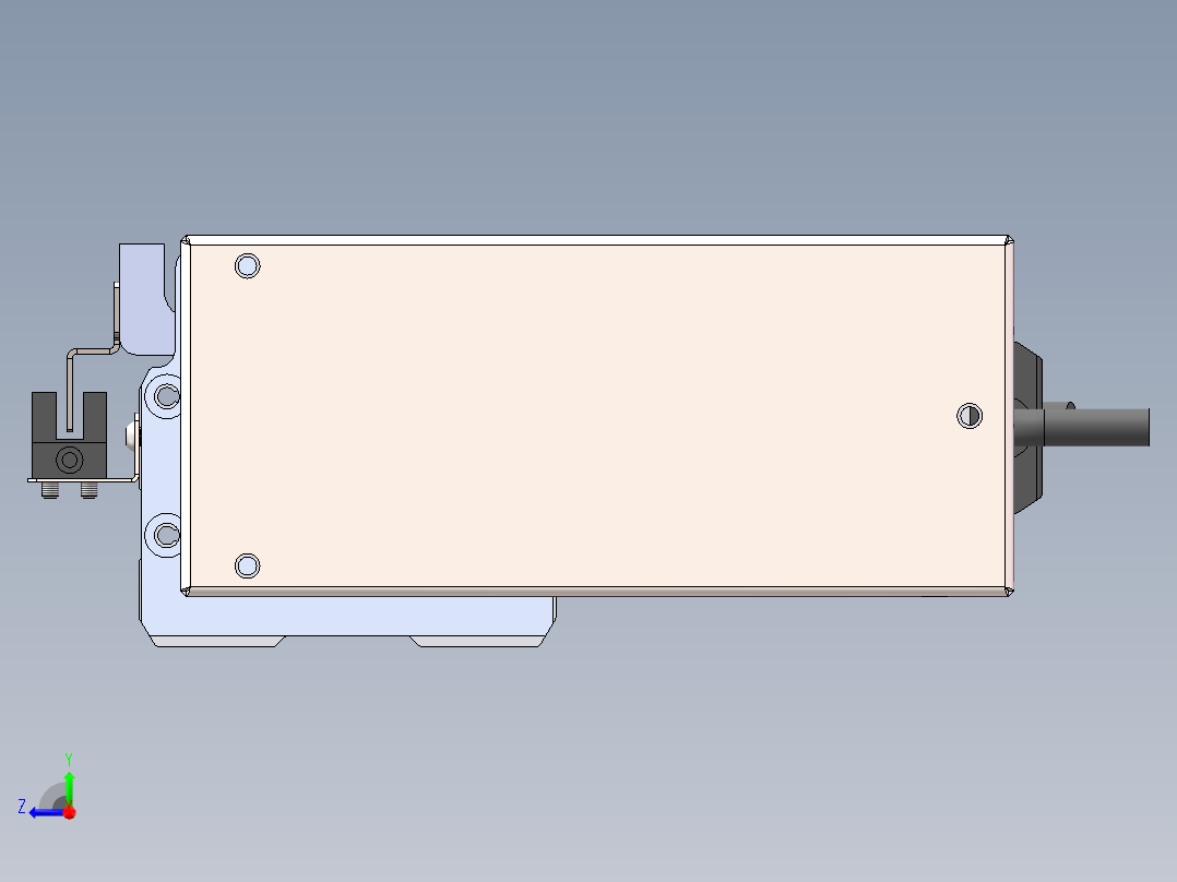 MTH丝杆半封闭模组MT75BS-BL-200W右视图