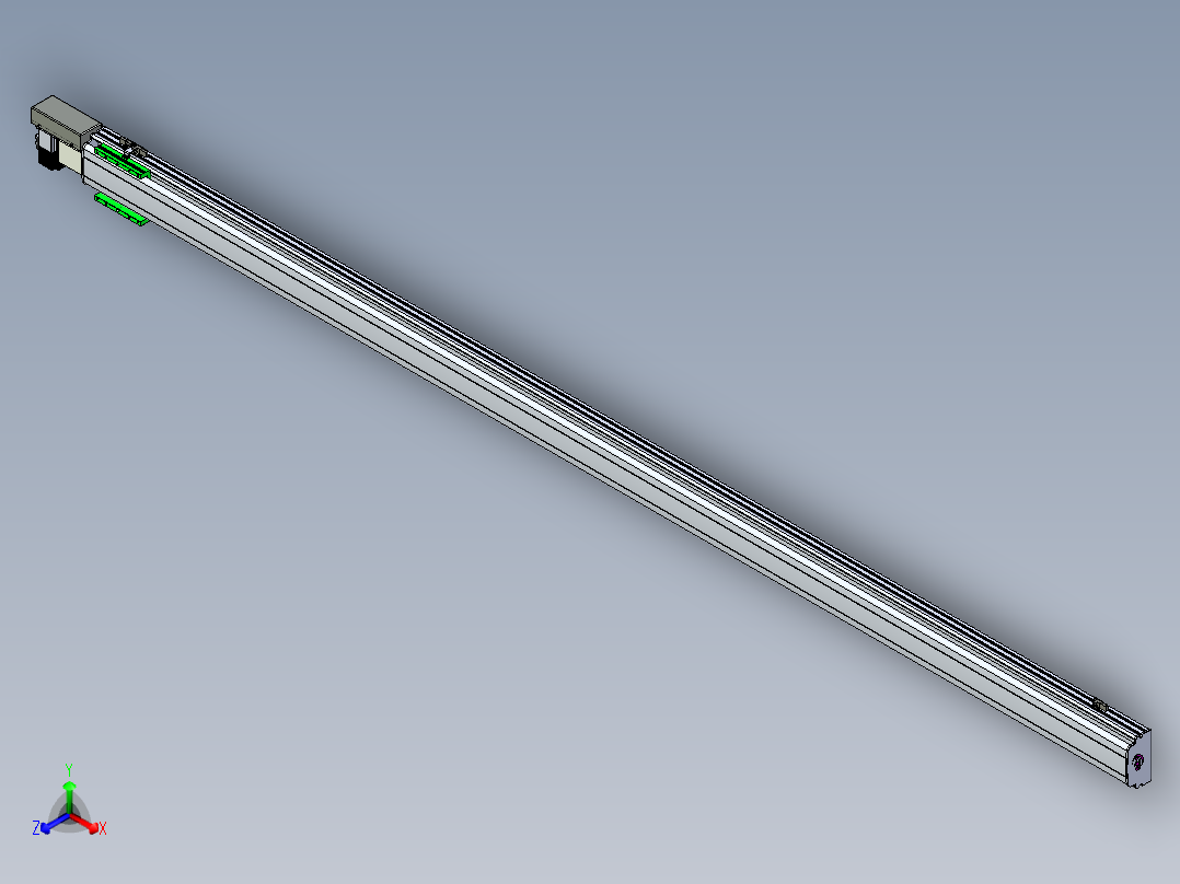 同步带滑台-半封闭B13H-L45-S2900-R-P40-D3