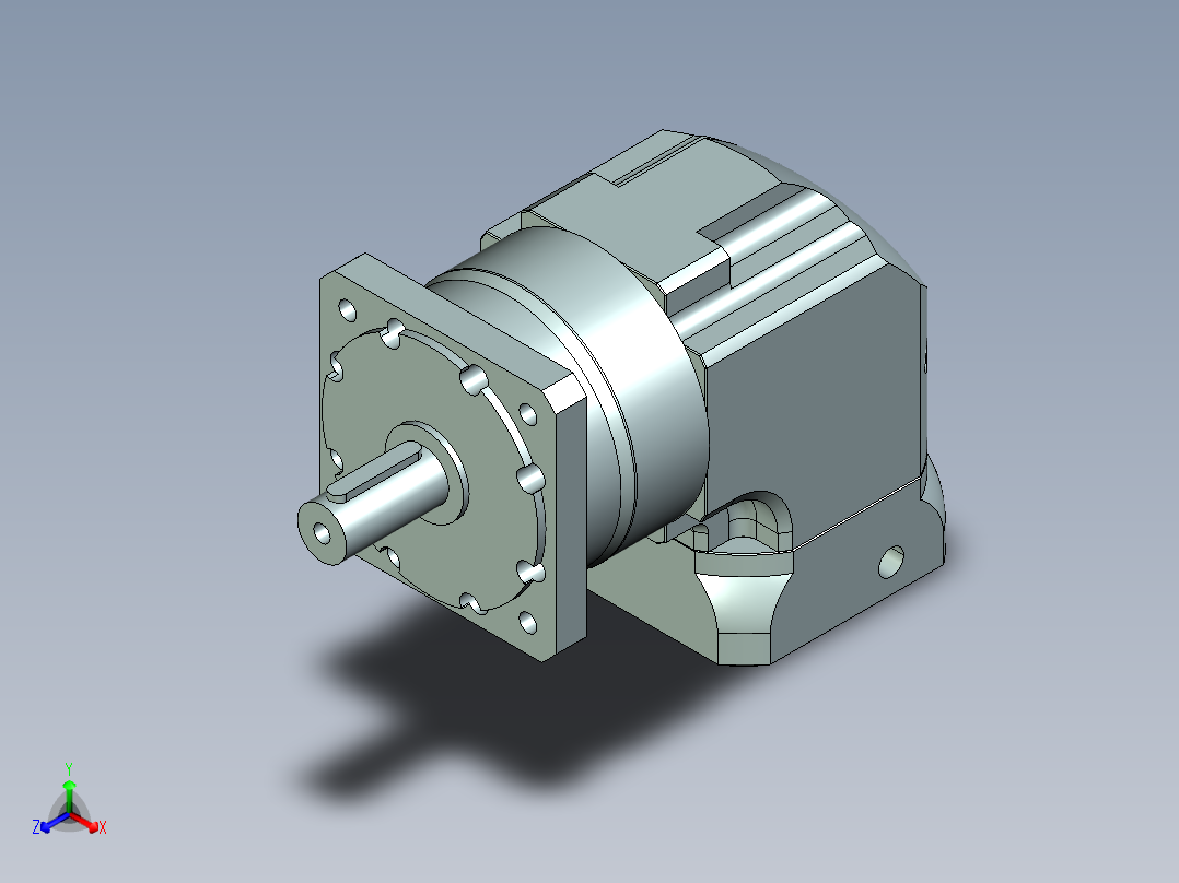 直齿ZPLF120-L1 19-70-90-M5.stp正等轴测图