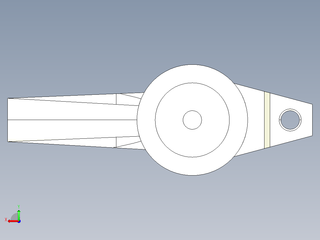 下壓夾具2331(D)-3D多系列多零件图纸模型后视图