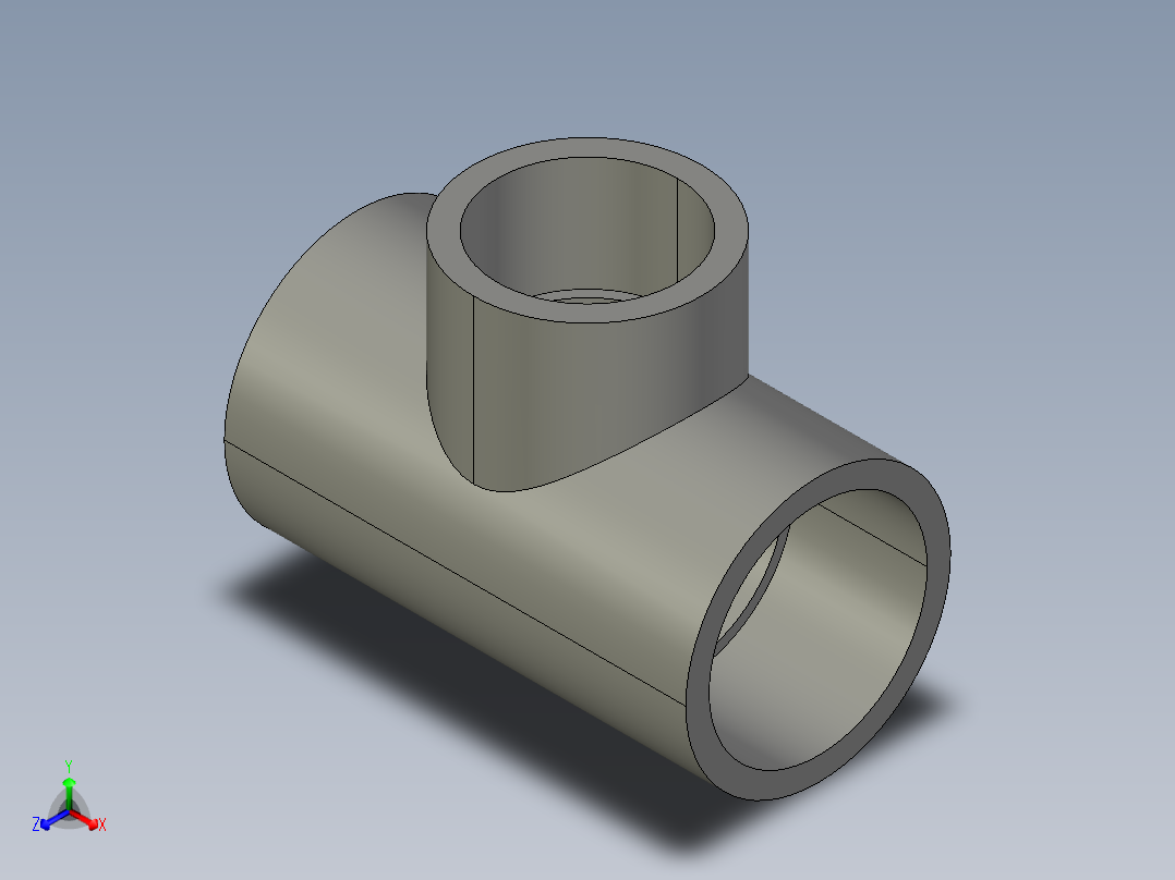 船舶管路系统SeaCor_Molded_ReducingTee_SxSxS_37J101292_2.5in x 2in