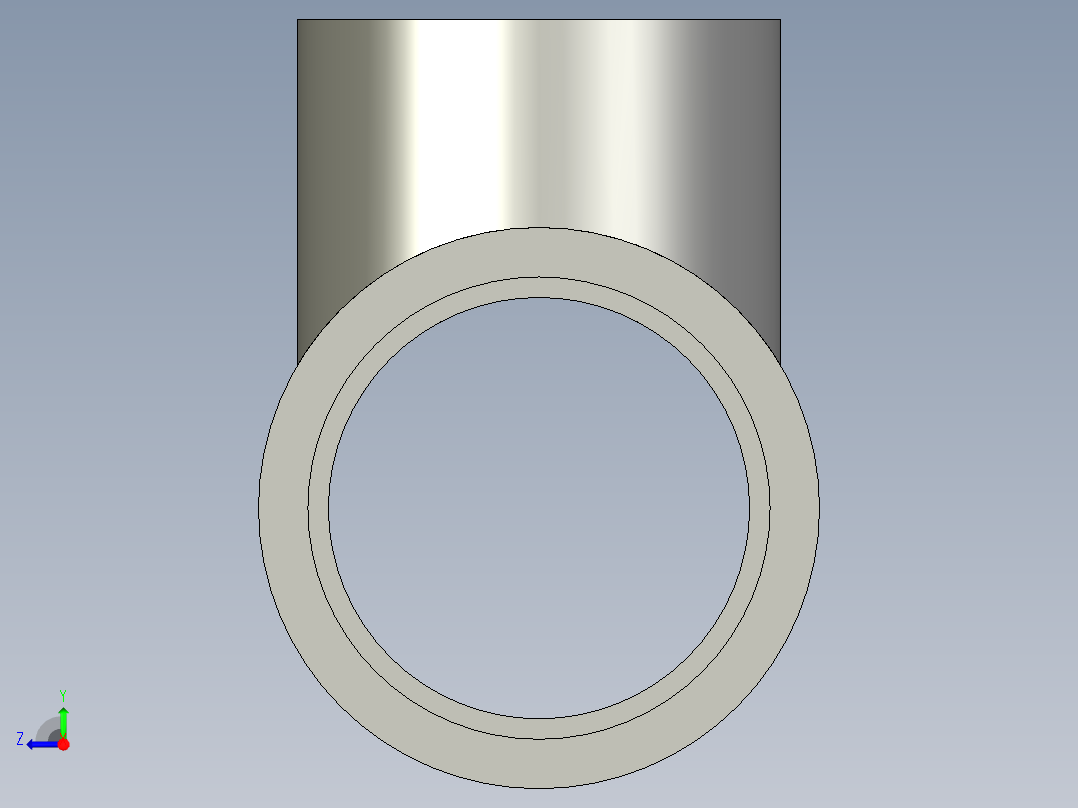 船舶管路系统SeaCor_Molded_ReducingTee_SxSxS_37J101292_2.5in x 2in右视图