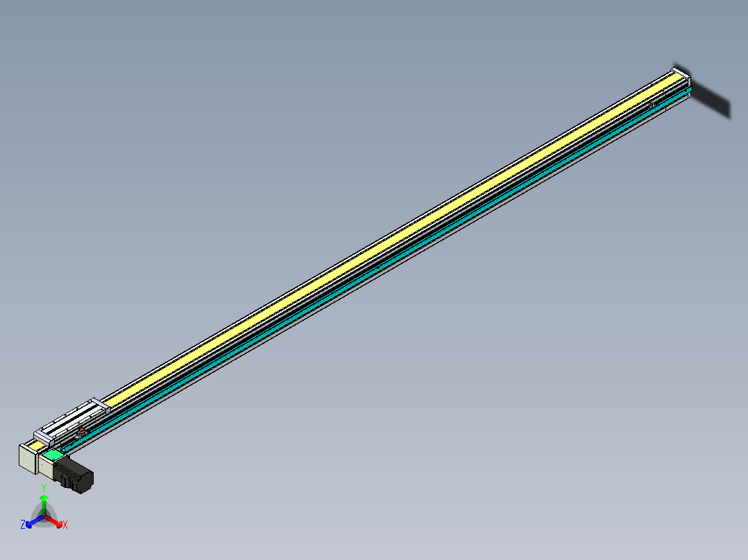 欧规系列-LB6-L130-C-S2200-BL-P40-D3正等轴测图