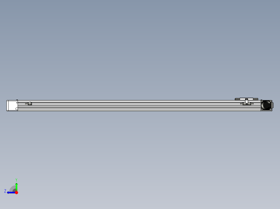 同步带滑台-欧规BC6-L120-S1300-R-P40-D3右视图