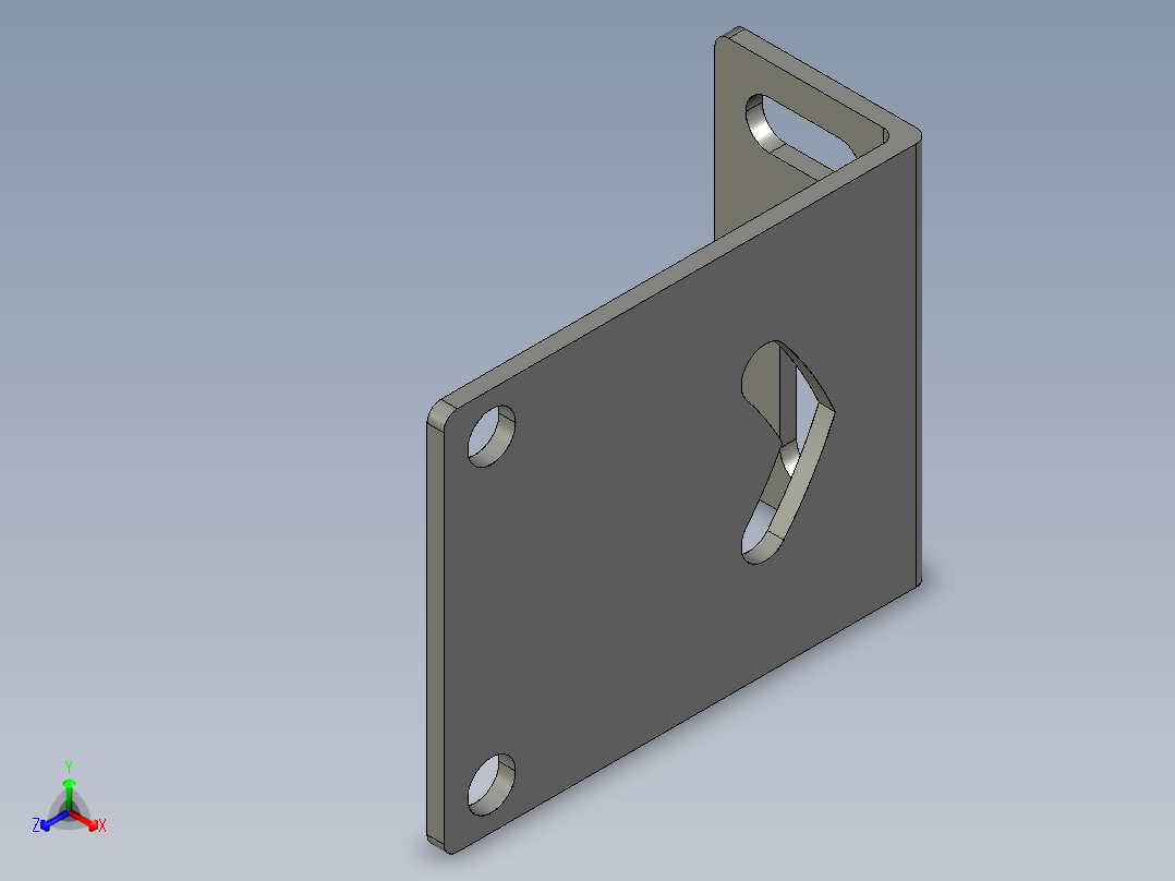 基恩士LV-S31_bracket1_kc图纸模型