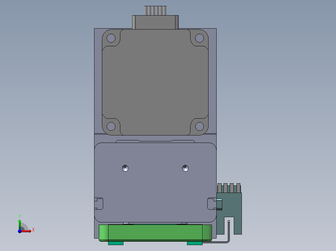 MTH丝杆半封闭模组MTH6M-BM-57前视图