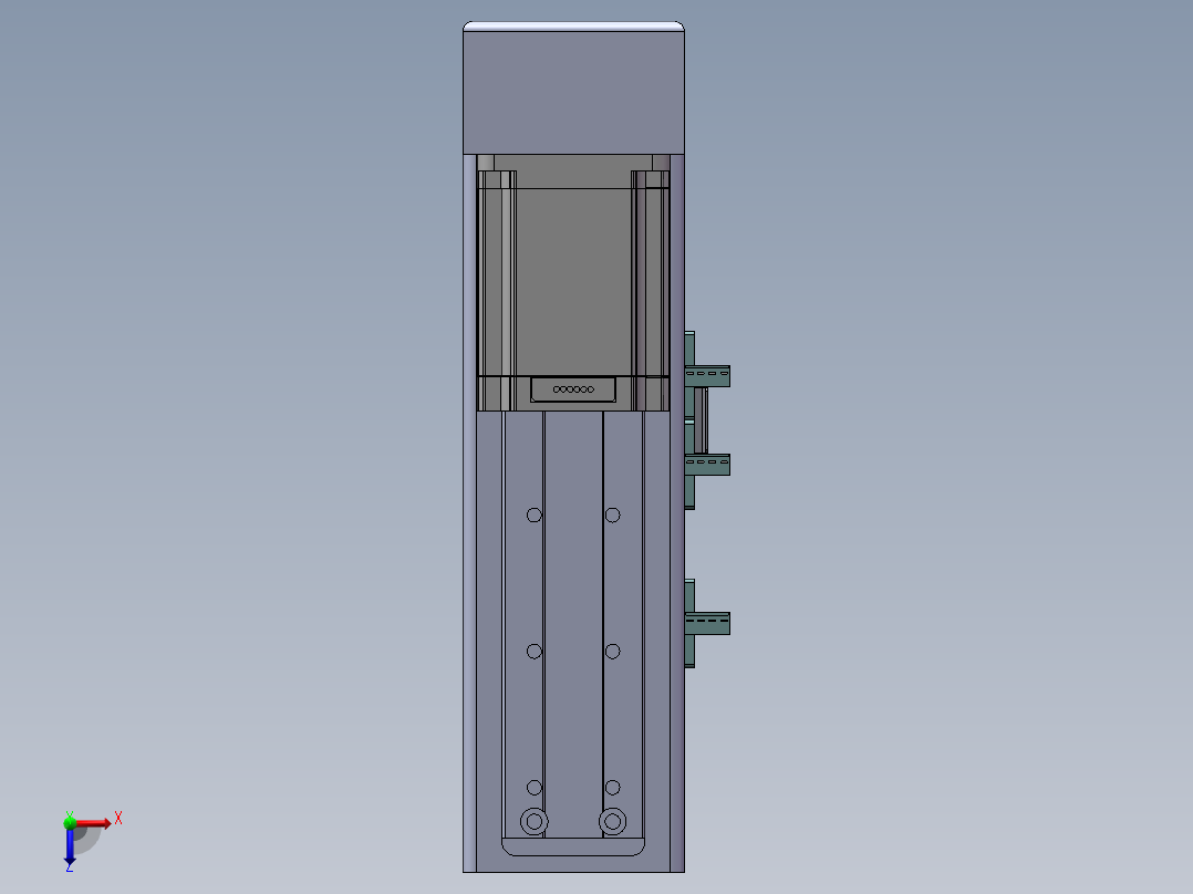 MTH丝杆半封闭模组MTH6M-BM-57俯视图