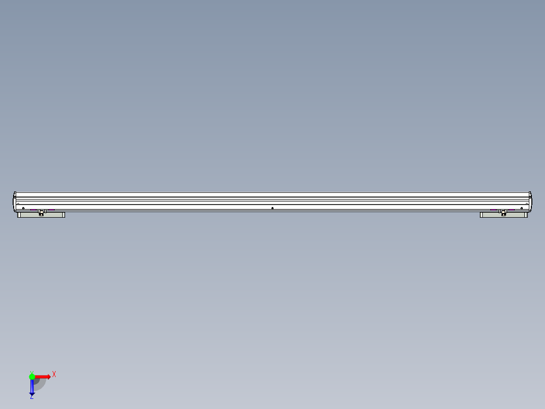 威洛博LC系列3d模型模组2LC14S1Y-S1350俯视图
