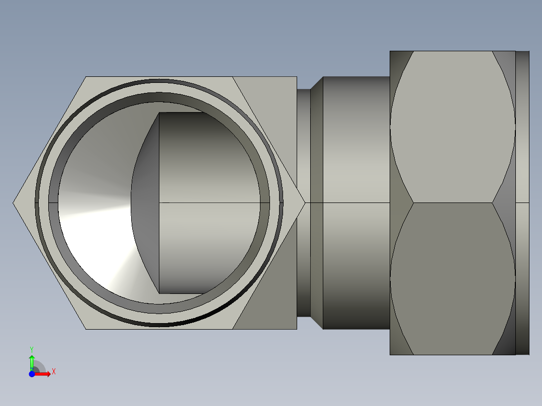 卡套式工业通用硬管接头24_cbu-s前视图
