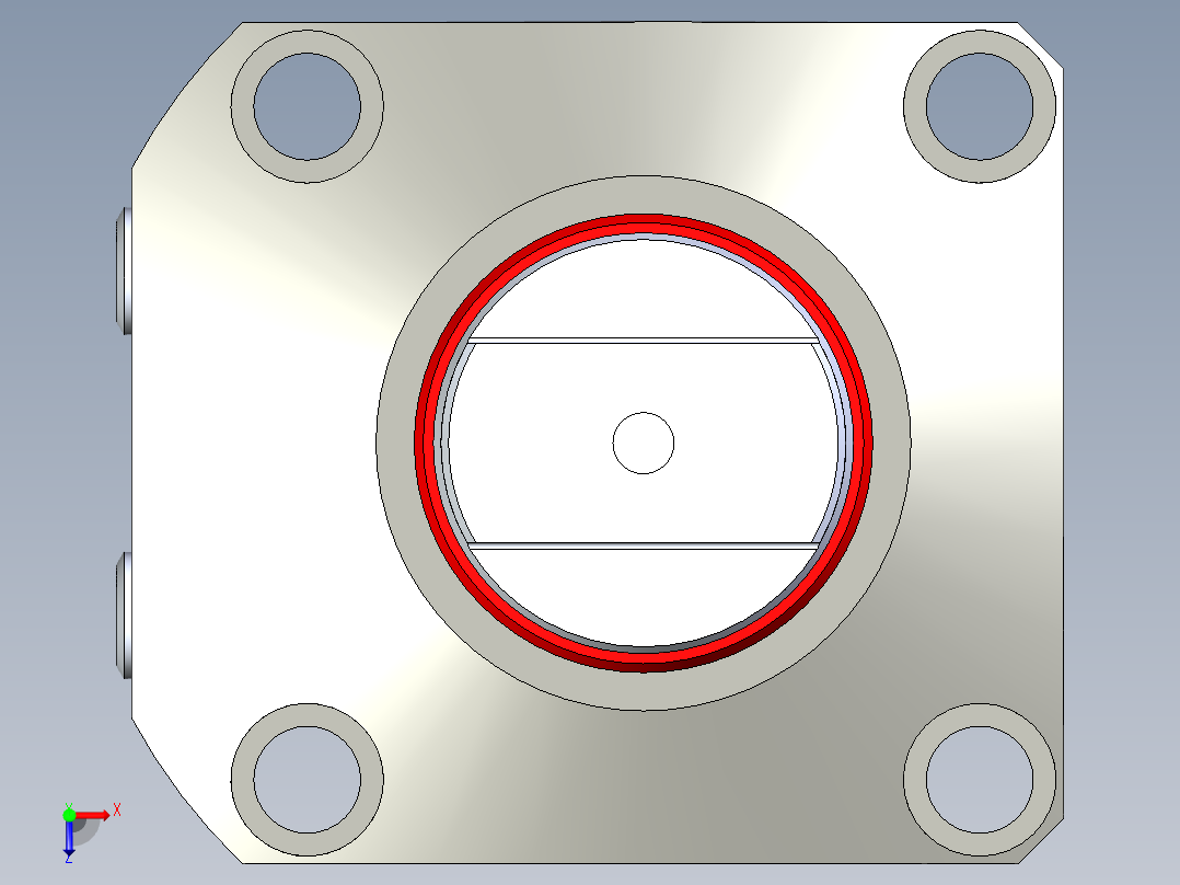 KOSMEKLHS1050-Gx-P多系列多零件图纸模型俯视图