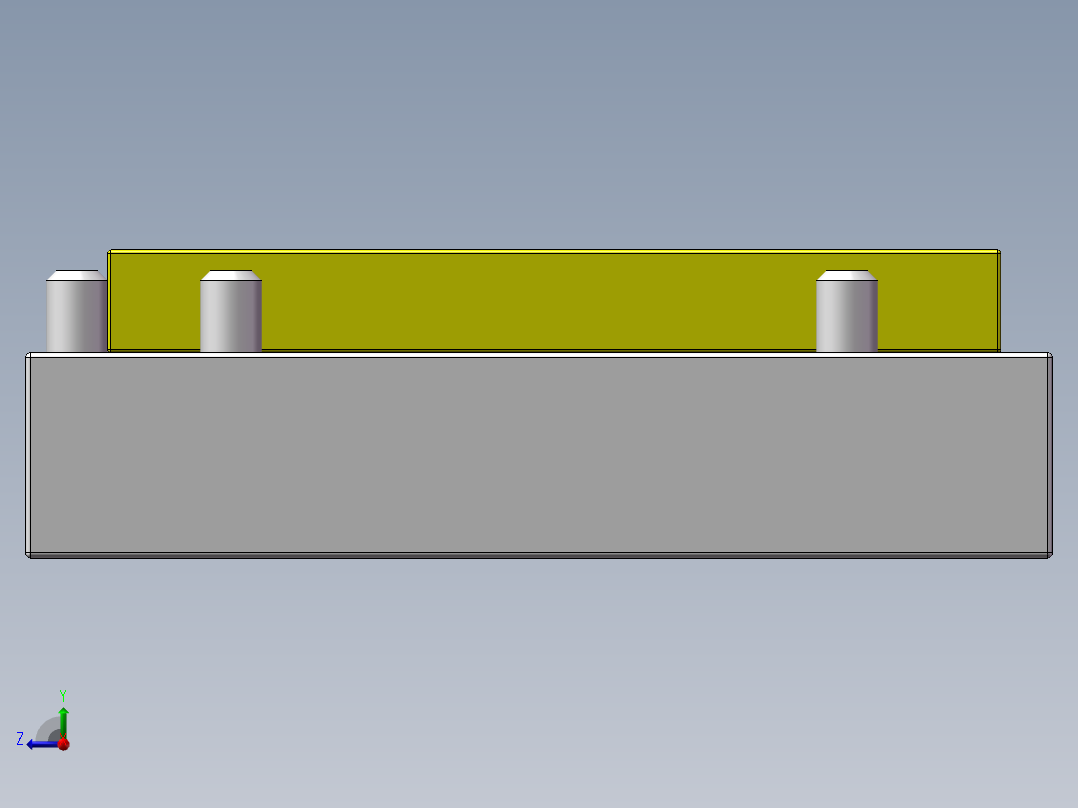 偏心螺栓挤压机构右视图