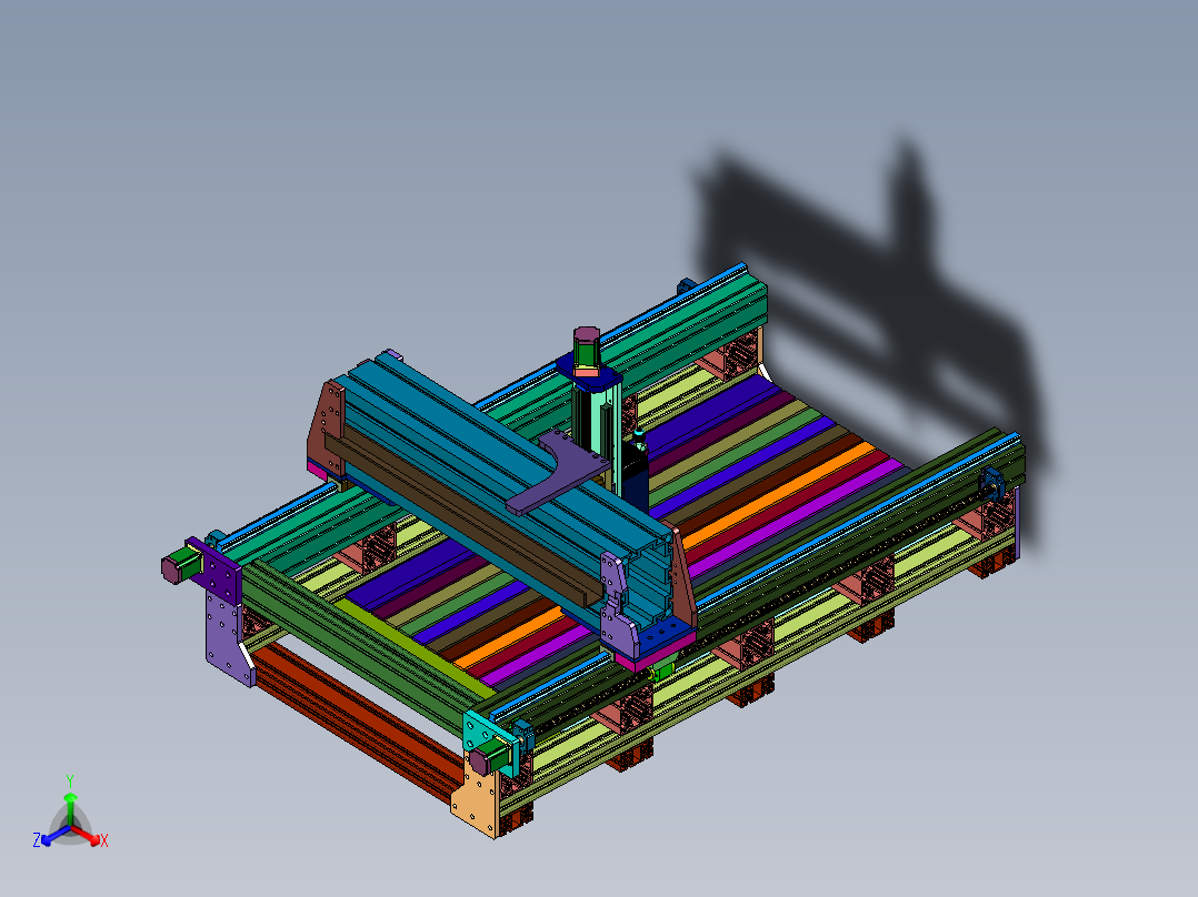 高速龙门3Kw主轴雕刻机