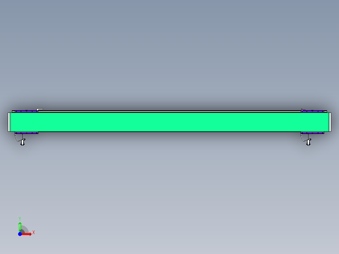 威洛博VL系列直线电机模组-2VL17E3-S2300前视图