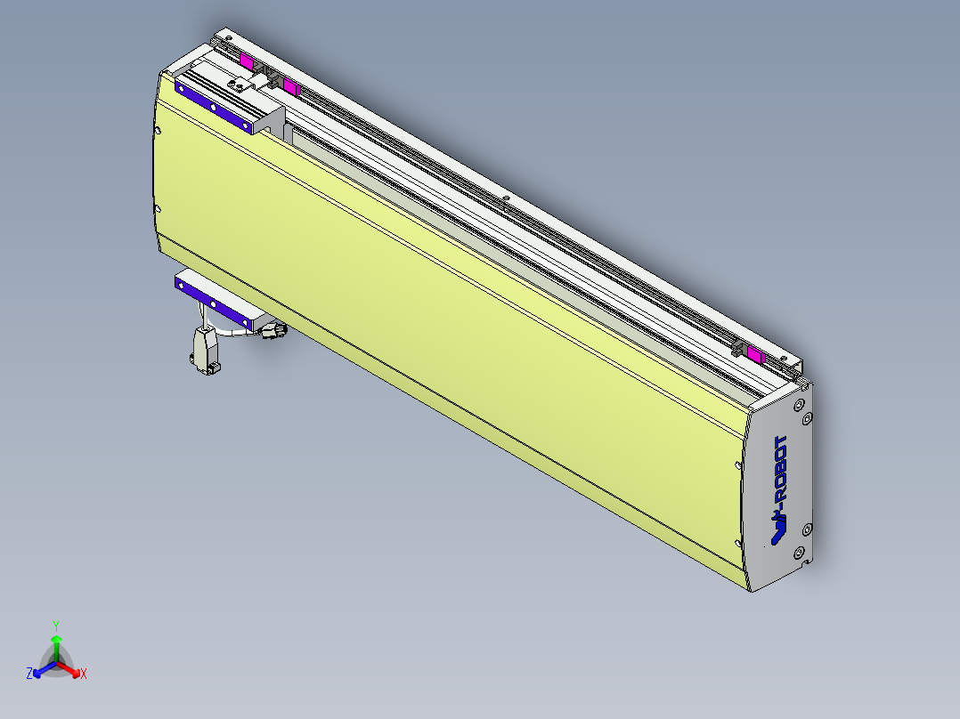 威洛博VL系列3d模型模组VL22H1Y-S650正等轴测图