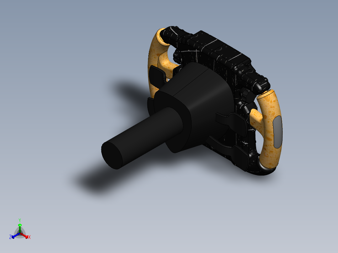 方向盘 (20)正等轴测图
