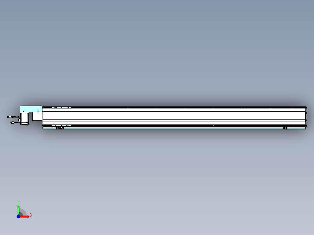 威洛博VBF同步带传动一般环境VBF14-L45-S1550-BR-ZP40-C3前视图
