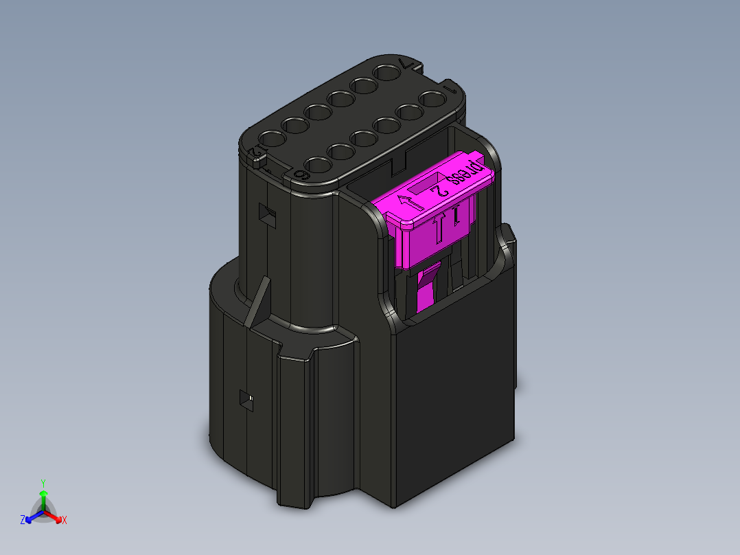 瑞克达12Pin插头-A位