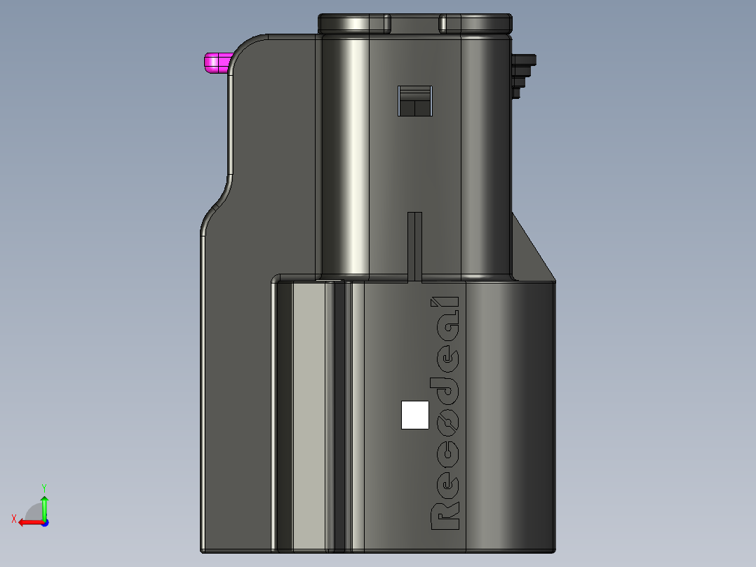 瑞克达12Pin插头-A位后视图