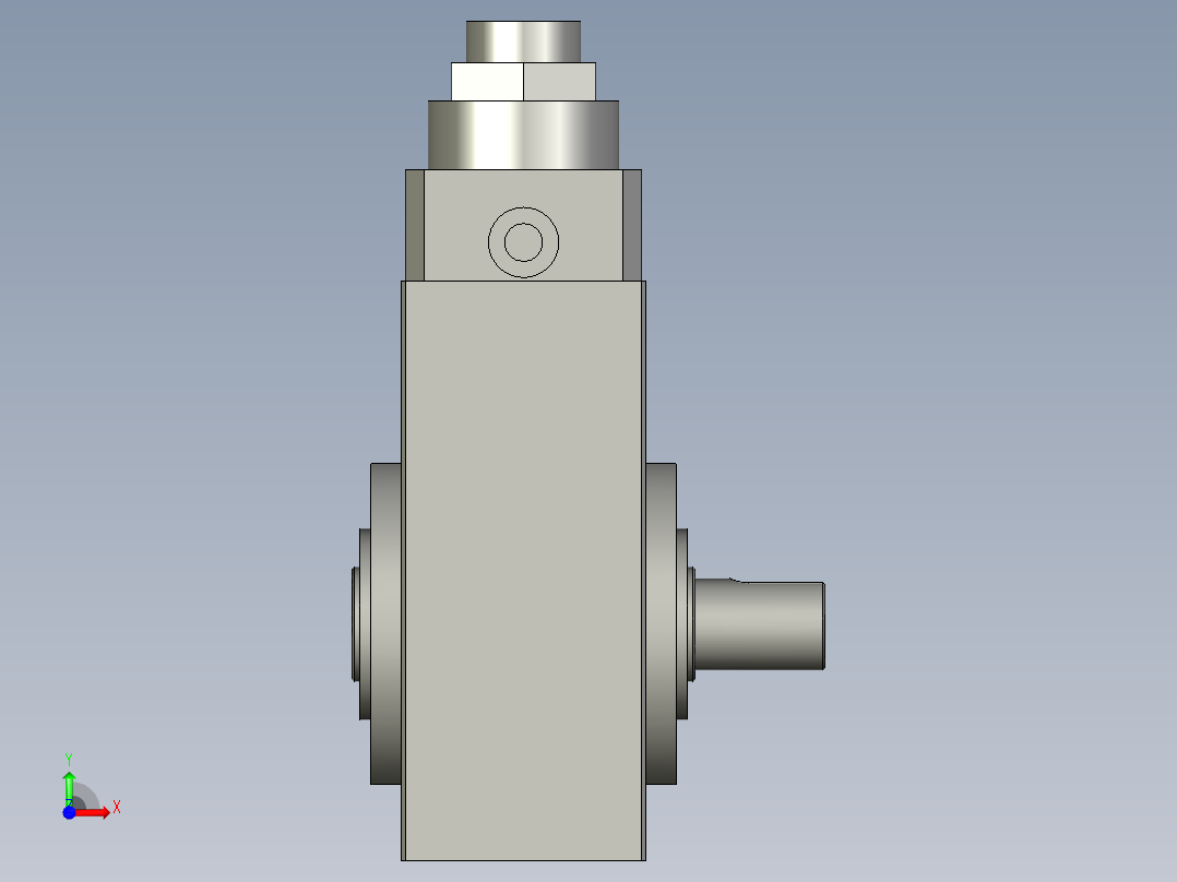 旋转气爪PRC25-90前视图