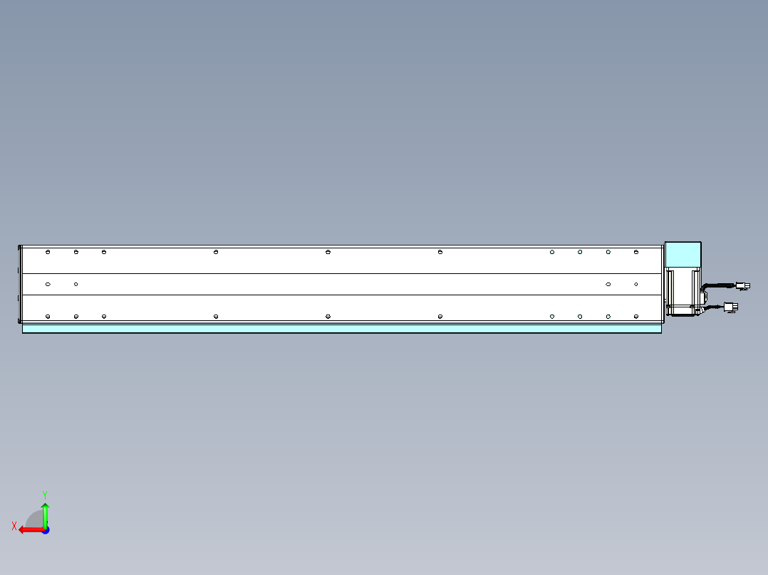 威洛博VBF同步带传动一般环境VBF14-L45-S850-BRD-ZP40-C3后视图