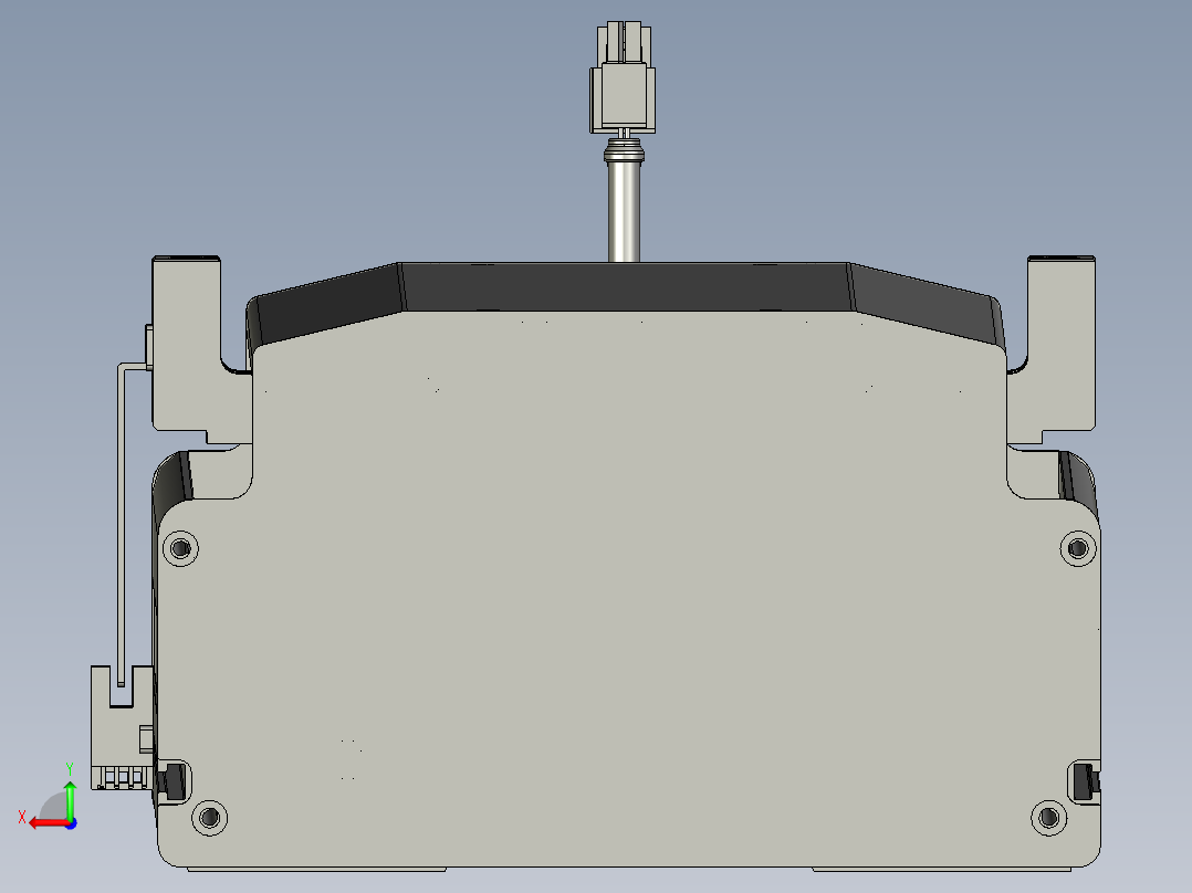 东锦丝杆传动-直线滑台模组DH210-C-L10-S2400-BC-P750W-C3后视图