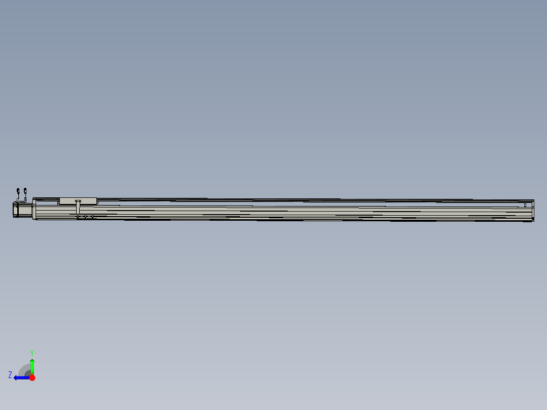 东锦丝杆传动-直线滑台模组DH210-C-L10-S2400-BC-P750W-C3右视图