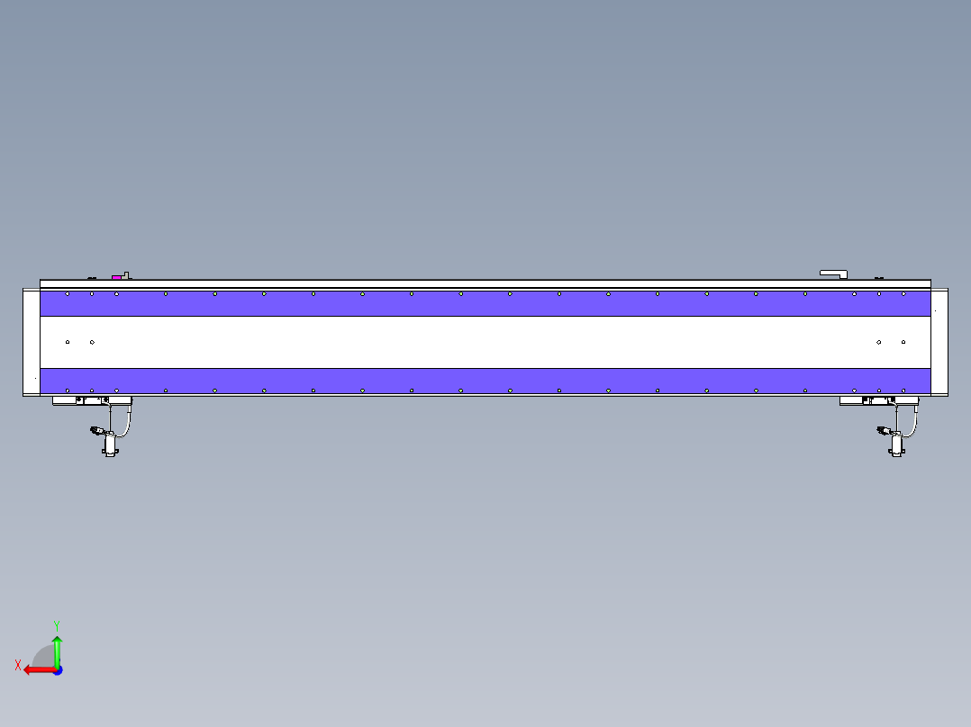 威洛博VL系列直线电机模组-2VL22H2-S1400后视图