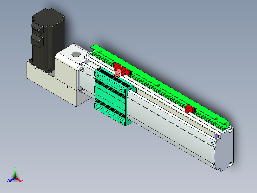 威洛博VBF10-L45-S200-BL-P40-C4正等轴测图
