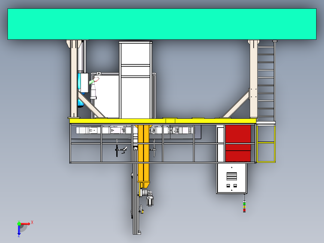 空气弹簧扣压机sw19俯视图