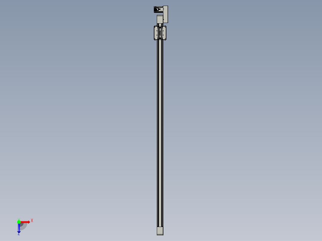 威洛博直线电机模组EB6-L70-S1750-BR-P40-MS3俯视图