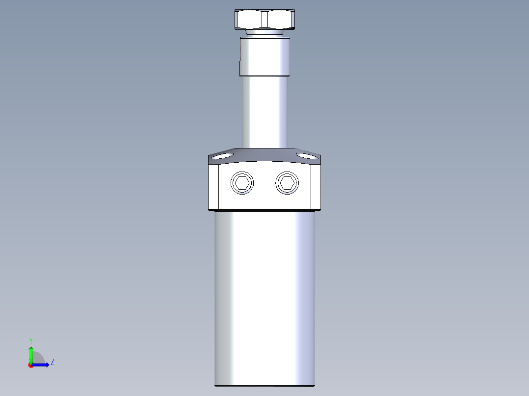 KOSMEKLHA0400-GL-Q20多系列多零件图纸模型左视图