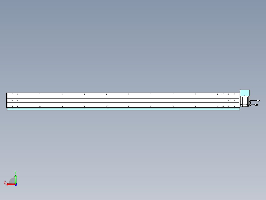 威洛博VBC同步带传动一无尘环境VBC14-L45-S1800-BRD-ZP75-C3后视图