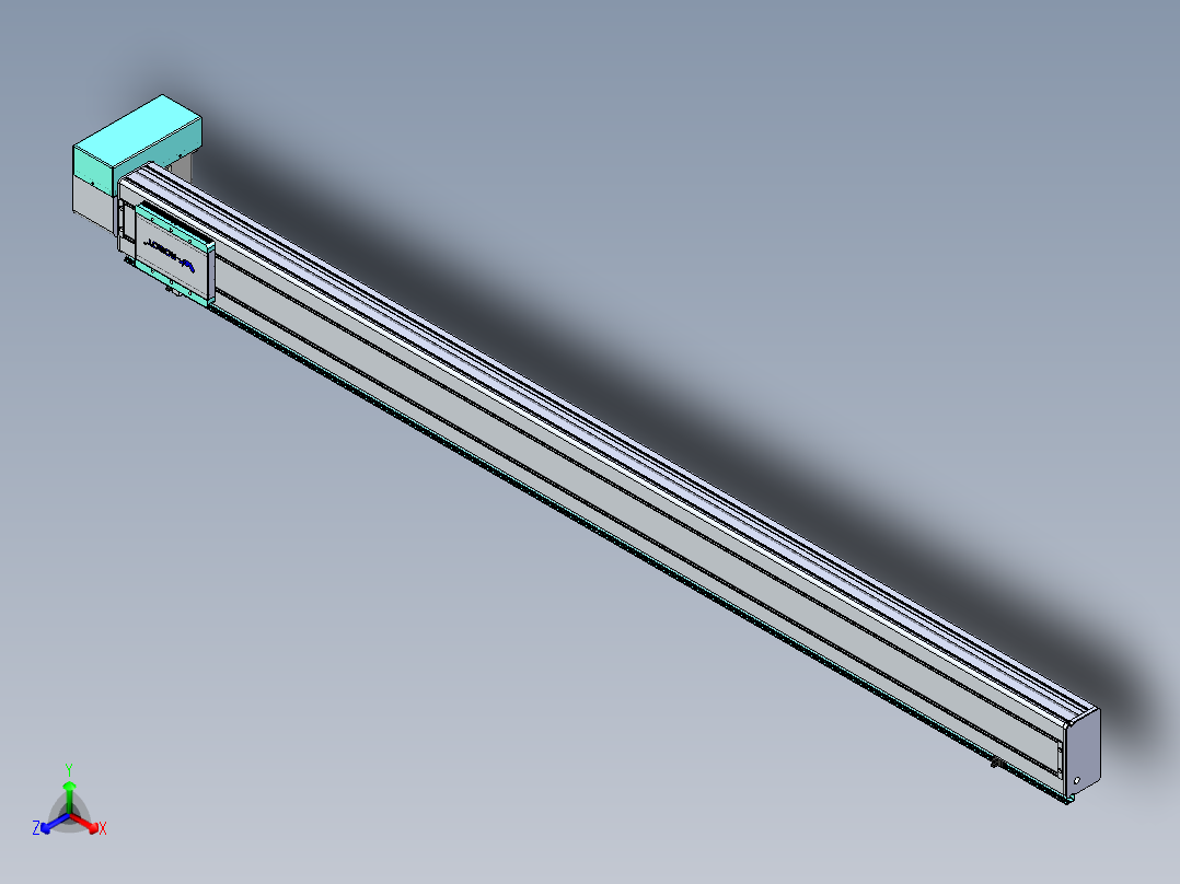 威洛博VBC同步带传动一无尘环境VBC14-L45-S1800-BRD-ZP75-C3正等轴测图