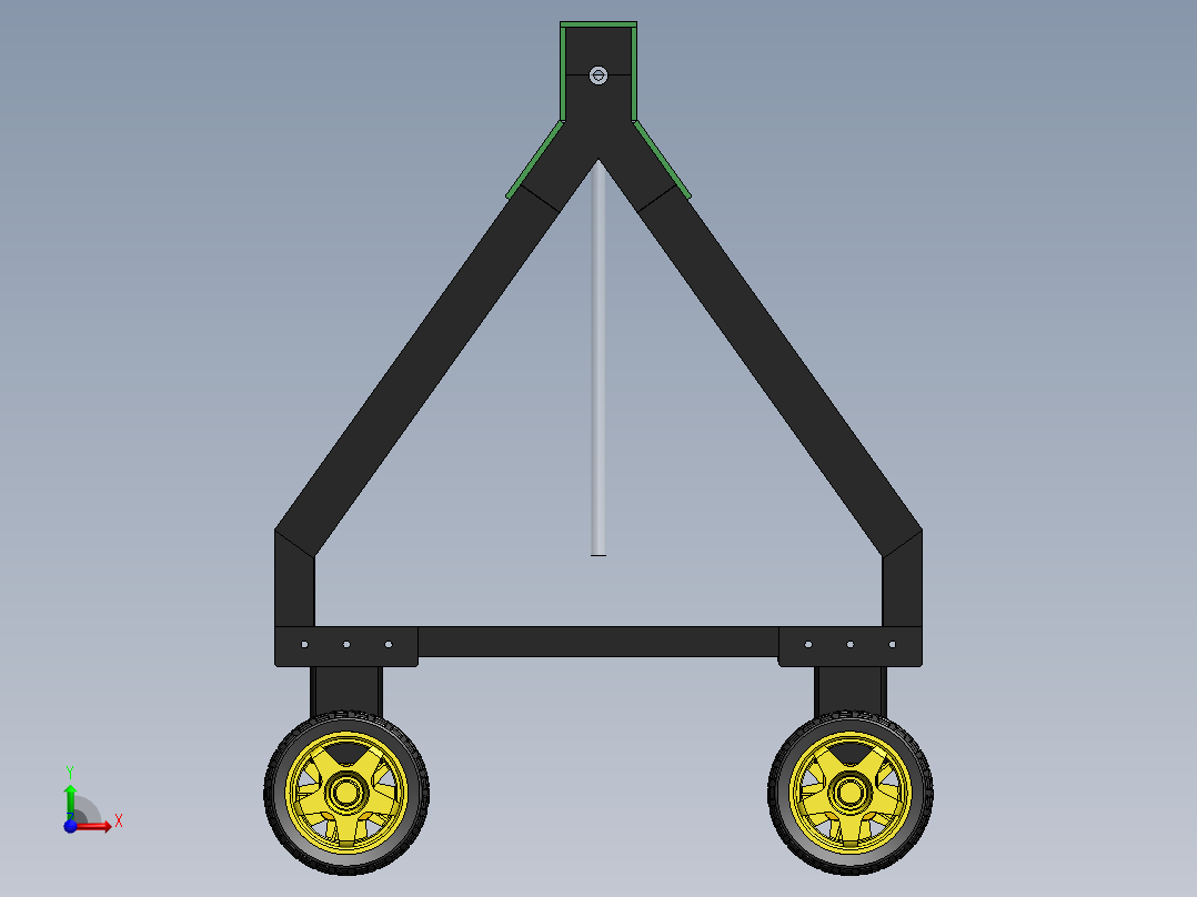 Irrigation System Robot灌溉系统机器人3D数模图纸 Solidworks设计前视图