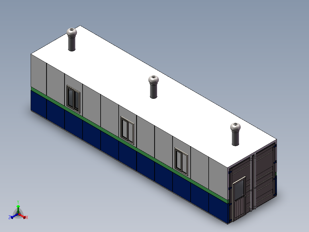 集装箱正等轴测图