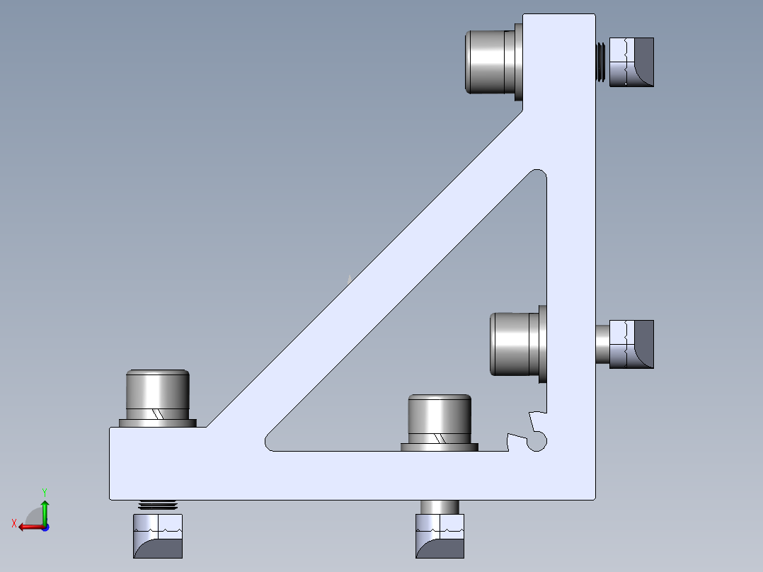 铝型材及其附件3.31.100.50.50.ST右视图