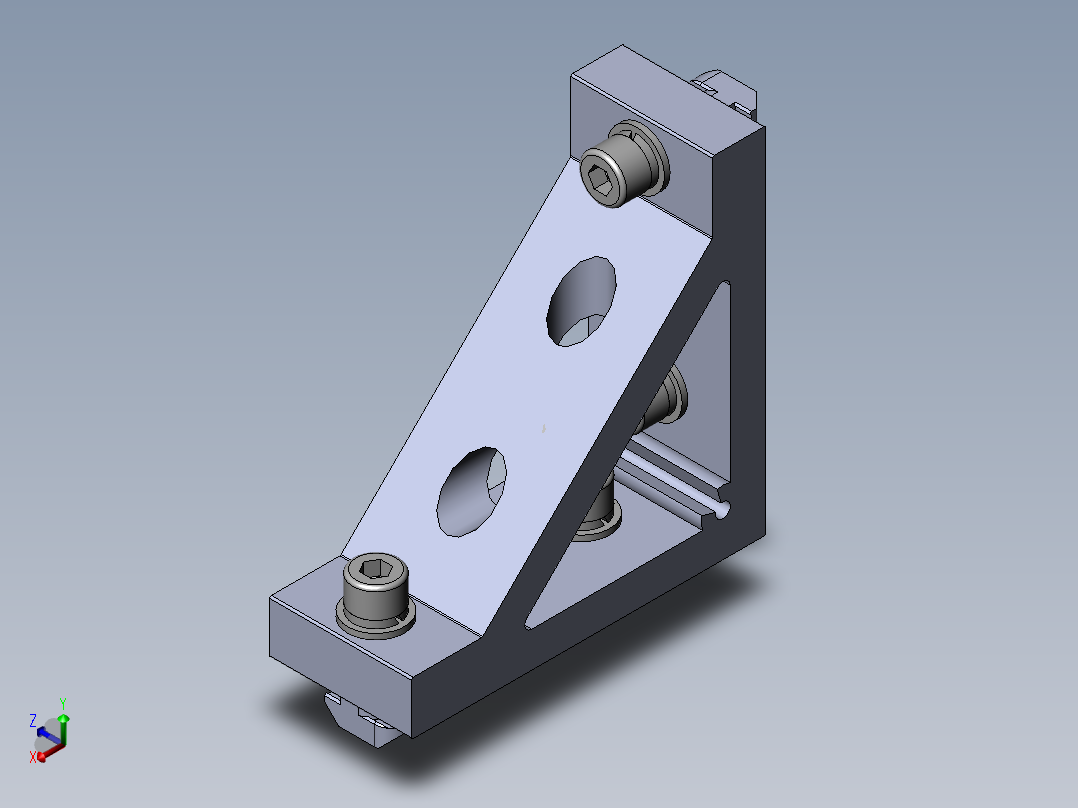 铝型材及其附件3.31.100.50.50.ST正等轴测图
