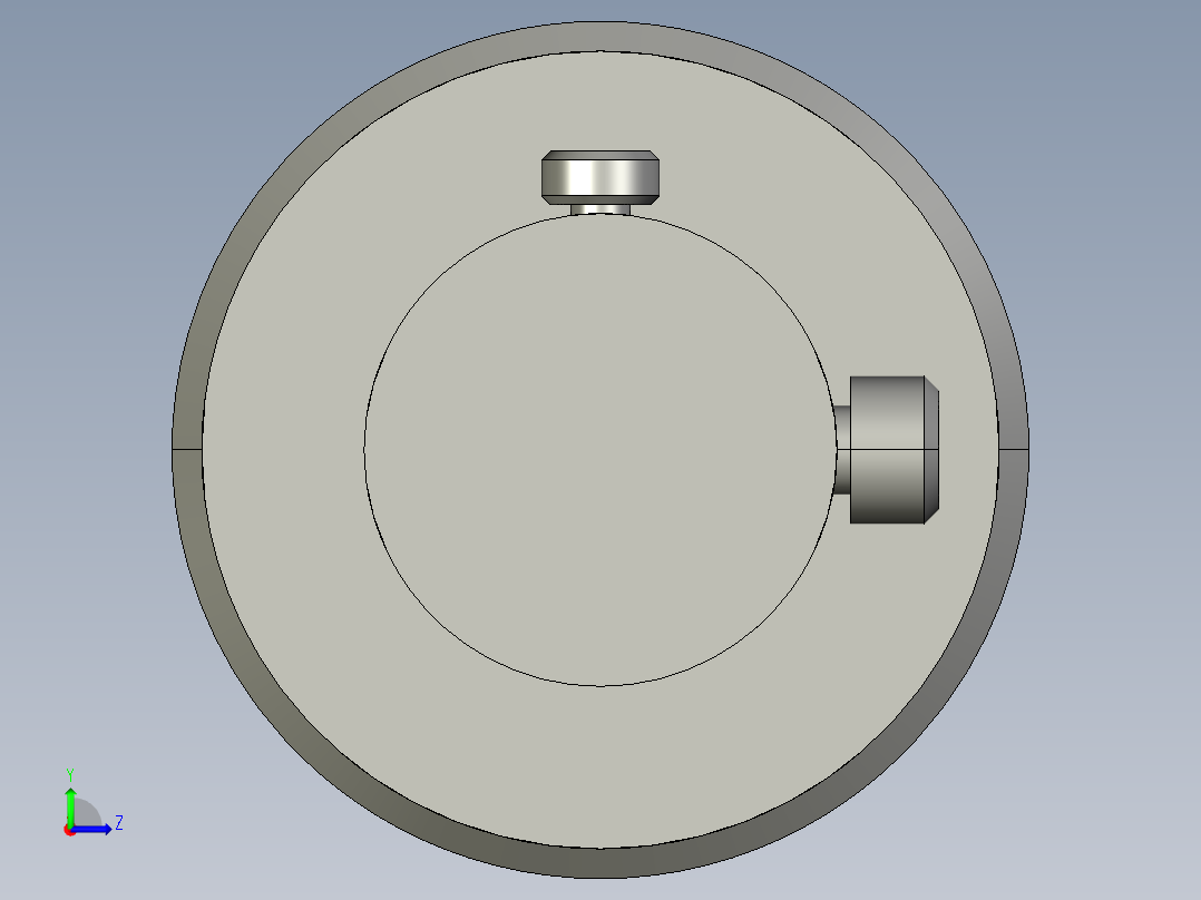 基恩士CA-LM2_kc图纸模型左视图