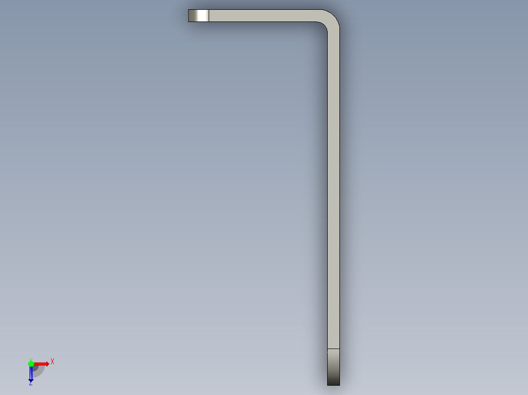 基恩士PZ2-51_bracket1_kc图纸模型俯视图