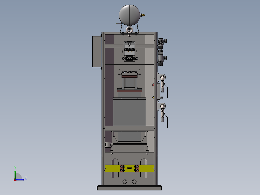 双头电阻焊机sw17左视图