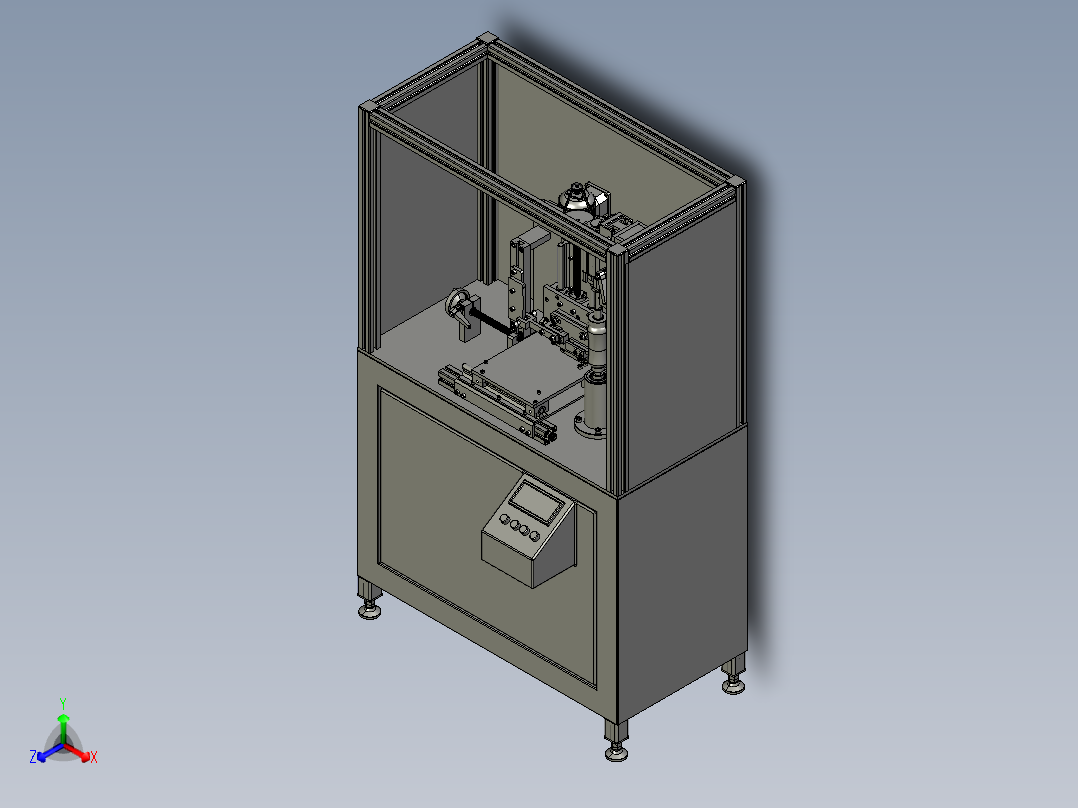 PVC塑料瓶除漆机3D模型