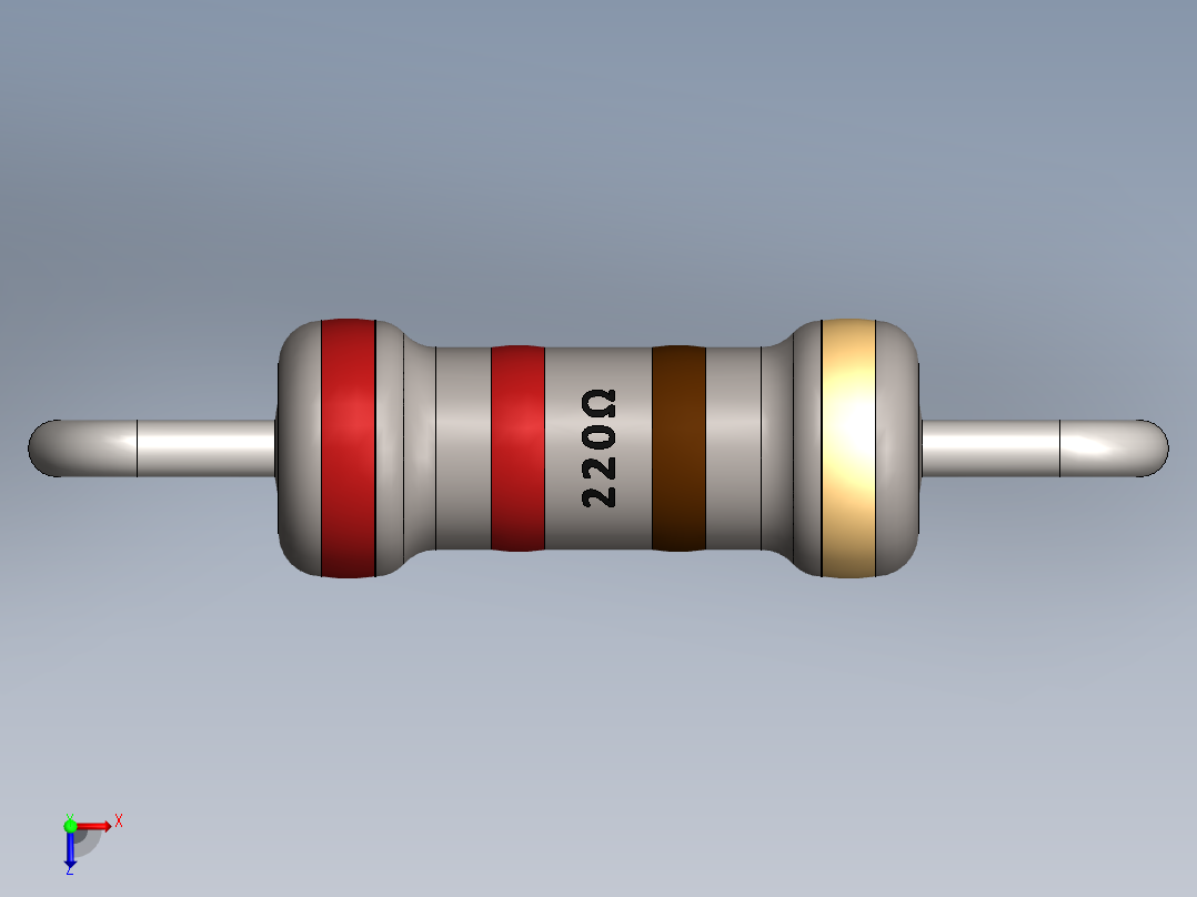 电容器 二极管 电阻器-Resistor 220 Ohm