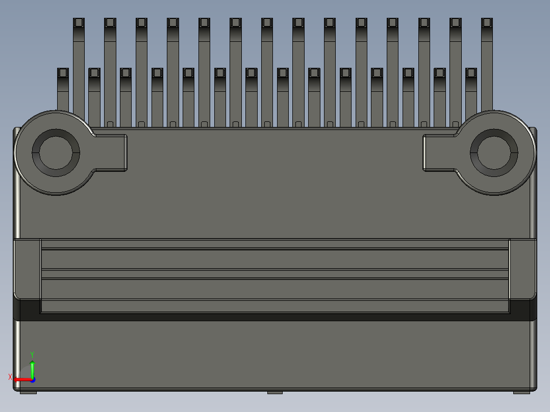 连接器AAUS01AP2-028K028后视图