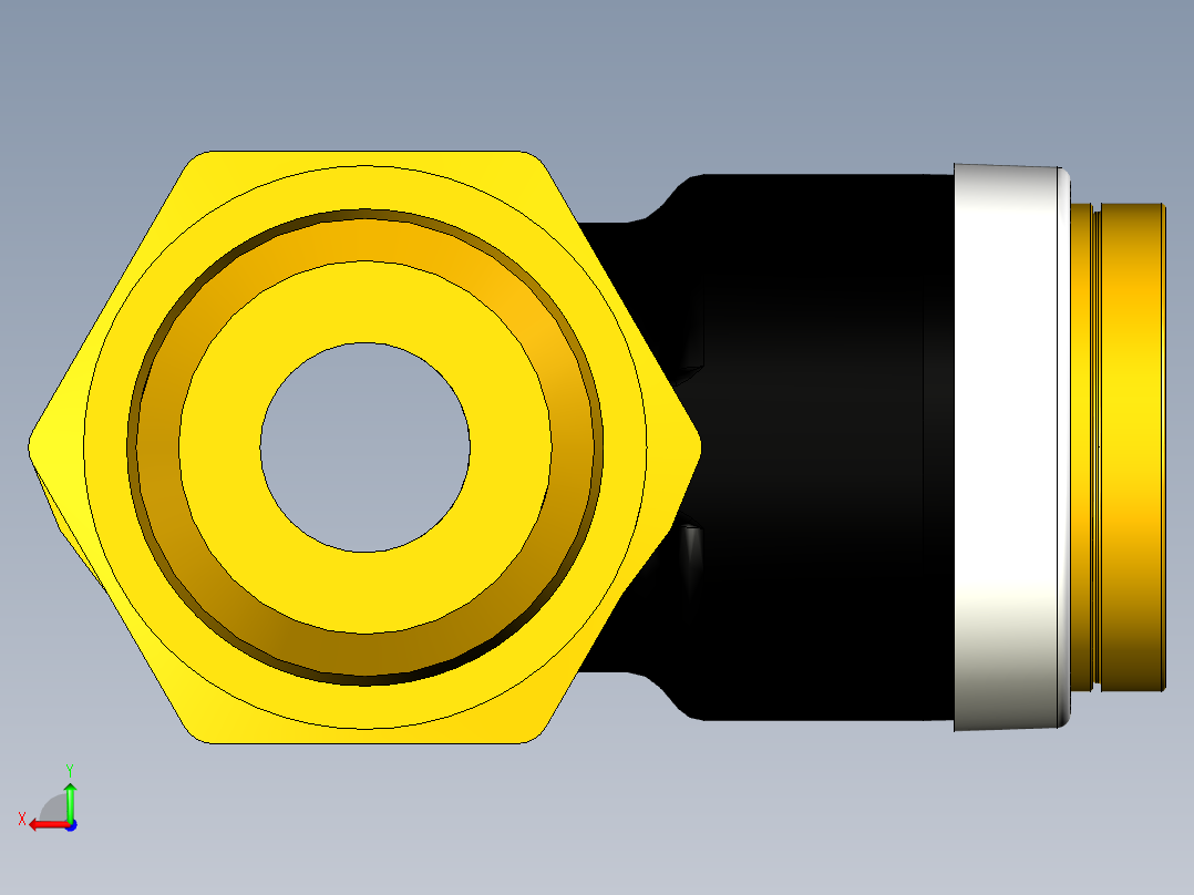 即推即连接式运输导管汇流板后视图