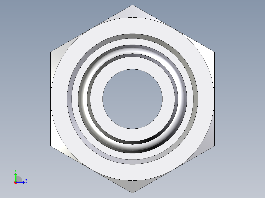 卡套式工业通用硬管接头EO_Distance_piece_adapter_DA16SOMD71左视图