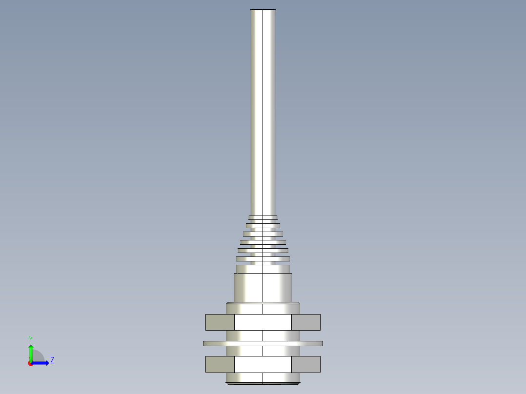 基恩士EZ-18M_kc图纸模型左视图