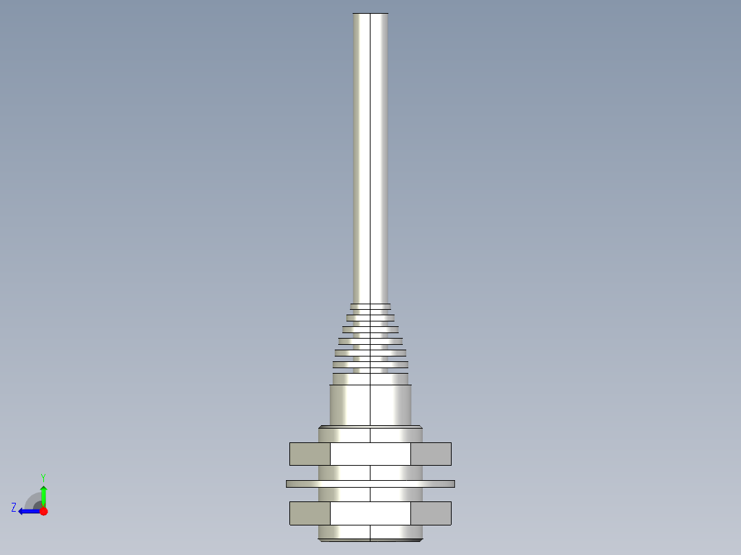 基恩士EZ-18M_kc图纸模型右视图