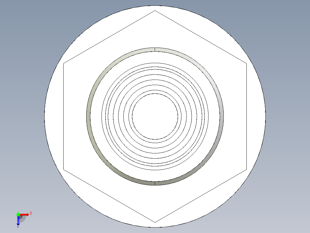 基恩士EZ-18M_kc图纸模型俯视图
