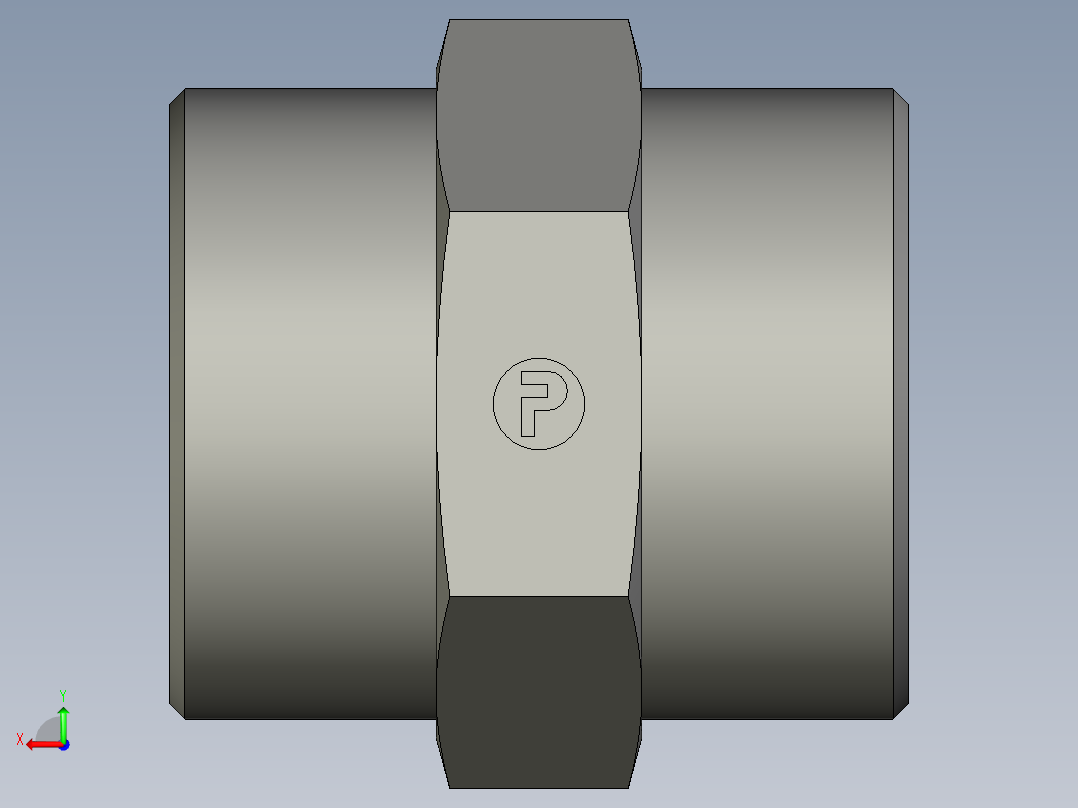 卡套式工业通用硬管接头EO Union G38S71X后视图